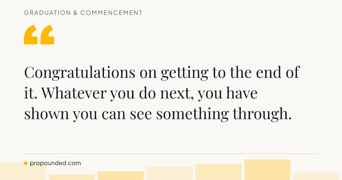 Graduation & Commencement card: Finishing school