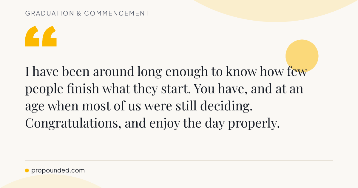 Graduation & Commencement card: From a grandparent to a grandson