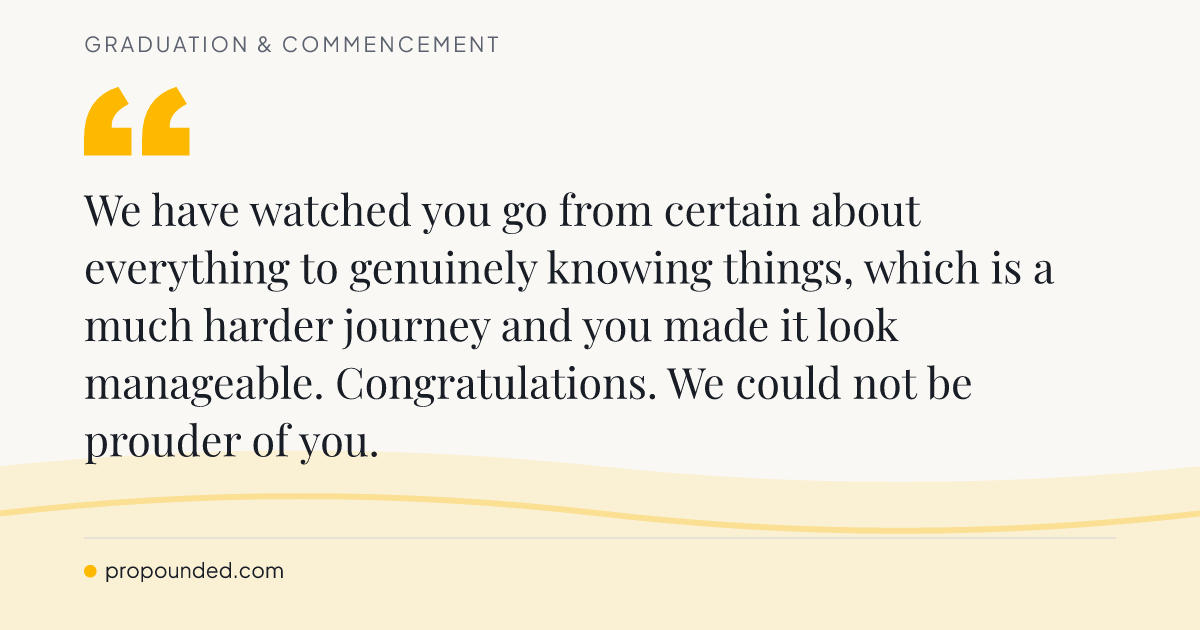 Graduation & Commencement card: From an aunt or uncle to a niece