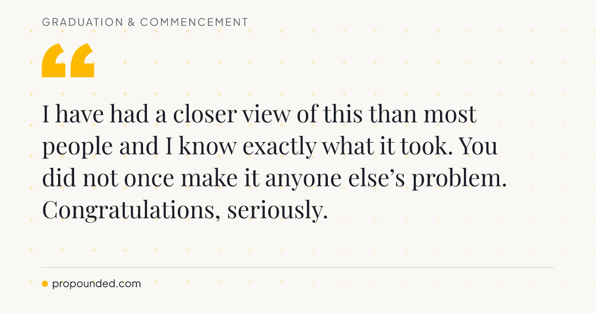 Graduation & Commencement card: From one sibling to a brother