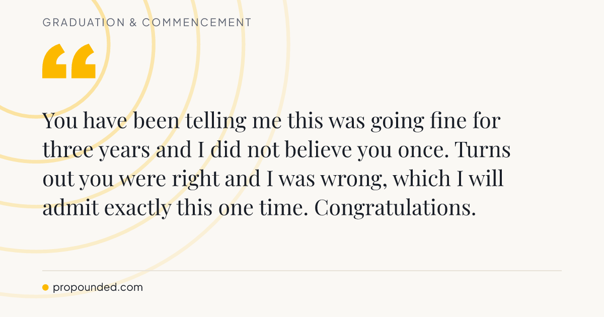 Graduation & Commencement card: From one sibling to a sister