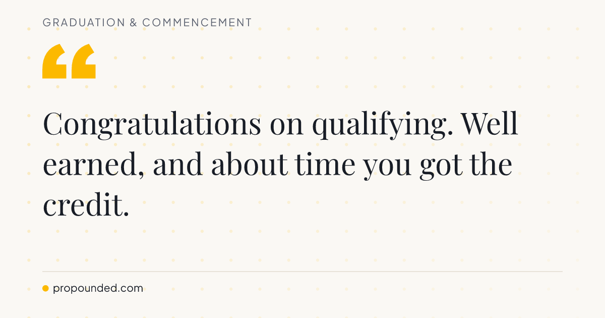 Graduation & Commencement card: Posted in the channel