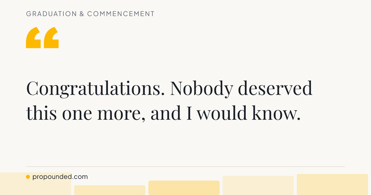 Graduation & Commencement card: Short line for a sister